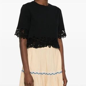 SEA, NEW YORK- The Elke Soutache Sweater- Small